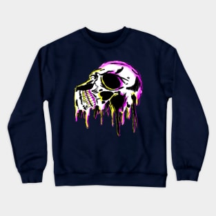 Melting Skull Crewneck Sweatshirt